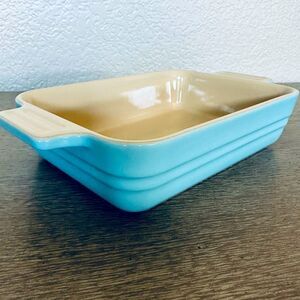 LeCreuset Rectangular Baking Dish Sky Blue